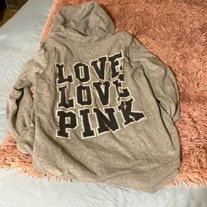 Victoria Secret PINK brand zip up hoodie
